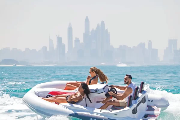 Group Tubing on Speedboat in Dubai - Image 2