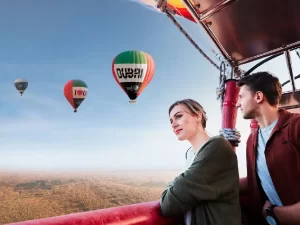 Sunrise Desert Hot Air Balloon