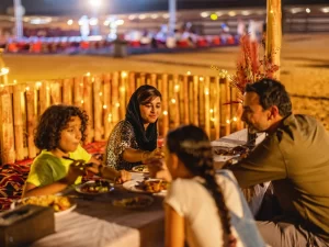 Serene Desert Dinner Experience