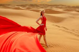 Flying Dress Desert Escape Red Desert